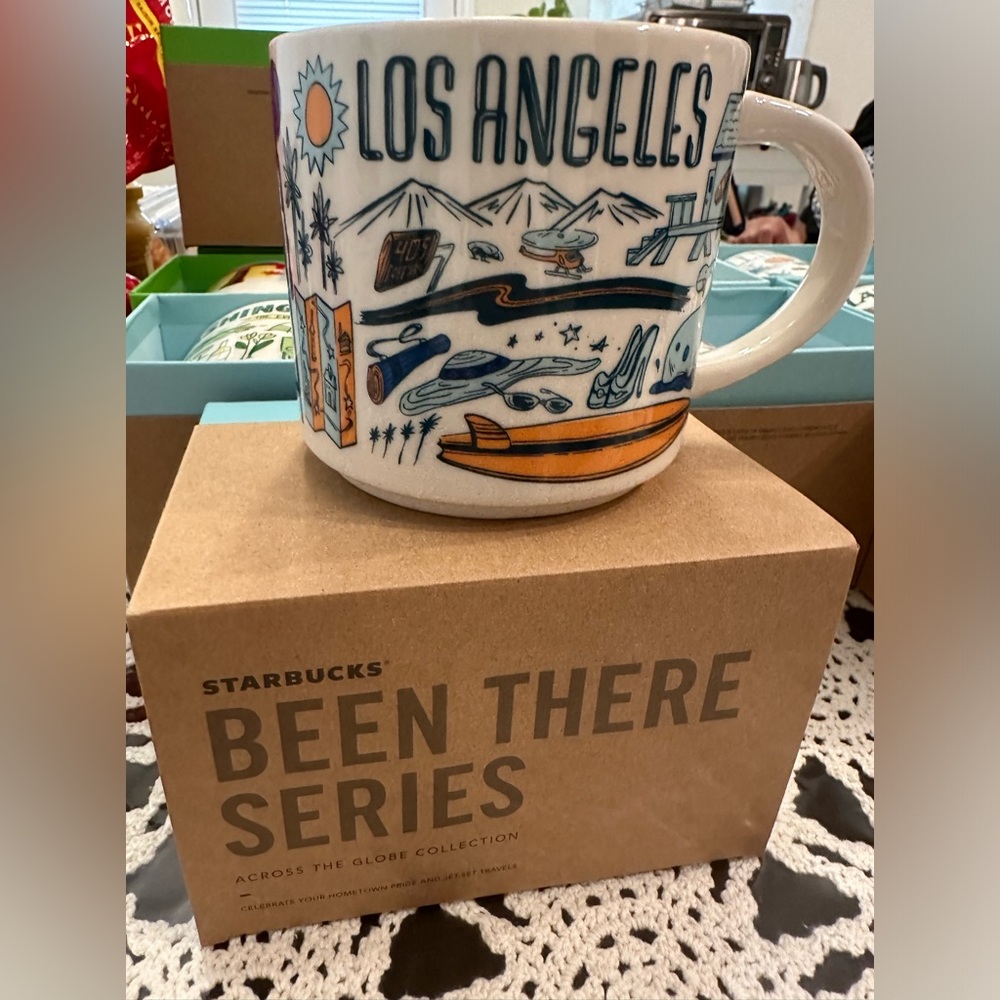 Starbucks Been There Collection Coffee Mug, NIB, Los Angeles